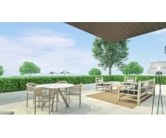 Apartamento en planta baja en Guardamar con jardín privado y piscina