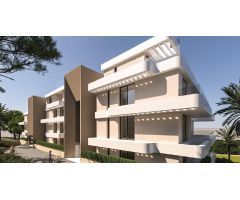 Precioso apartamento de lujo con un diseño contemporáneo con un horizonte de mar y montaña.