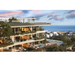 Apartamento de 2 dormitorios en Higuerón Fuengirola, vistas al mar y piscina privada