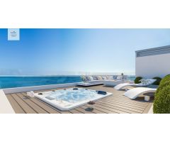 Exclusivas viviendas con vistas al Mediterráneo.