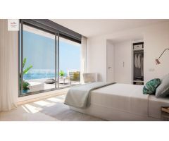 Exclusivas viviendas con vistas al Mediterráneo.