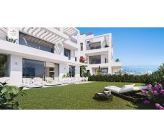 Exclusivas viviendas con vistas al Mediterráneo.