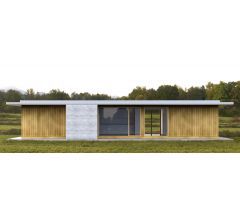 Chalet de diseño en planta baja con amplia parcela en Oleiros