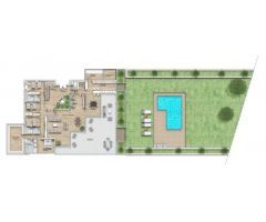 Se vende parcela con gran chalet en construcción pendiente de finalizar.