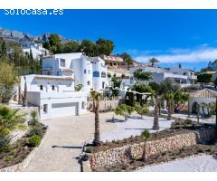 En venta exclusividad mediterránea, fantástica villa con grandes vistas a Altea y Benidorm