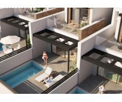 Moderna Vivienda de Dos Plantas con Piscina y Solárium en una Urbanización Tranquila
