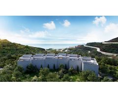 Obra nueva - Chalet adosado con piscina privada y vistas al mar en Torrox