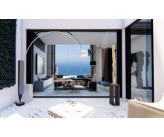 Obra nueva - Chalet adosado con piscina privada y vistas al mar en Torrox