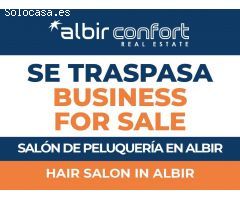 Traspaso de Salón de Peluquería y Salón de belleza en el centro del Albir