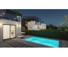 ¡Villas de nueva construcción de 3 dormitorios y 2 baños en un campo de golf!