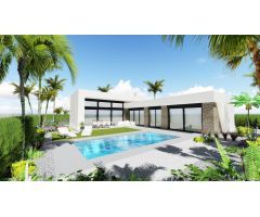 Modernas villas independientes en una planta con piscina privada