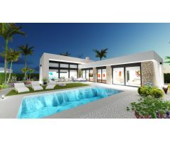 Modernas villas independientes en una planta con piscina privada