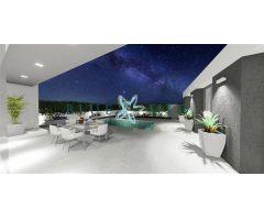 Modernas villas independientes en planta baja con solárium y piscina privada