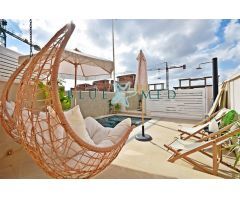 ÁTICO DE LUJO AMUEBLADO, CON PISCINA Y VISTAS EN EL ALAMILLO