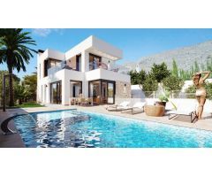 Villas de lujo de obra nueva compuestas por 11 villas independientes en Finestrat