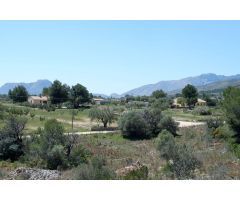 En venta terreno rústico en la Solana de Benisa con posibilidad de construir vivienda.