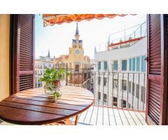 En el más puro centro de la ciudad: La Plaza Mayor.