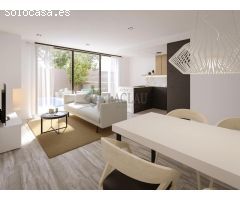 Casa pareada con jardín y piscina a estrenar!