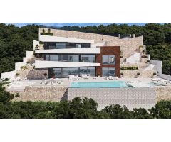 VILLA DE LUJO DE OBRA NUEVA EN BENNISA