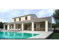 Villa de Obra Nueva en Teulada con vistas a la montaña