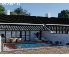 Elegantes adosados de una planta con piscina privada en Peraleja Golf Resort - Costa Cálida