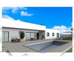Villas de obra nueva situadas en término de Aspe.