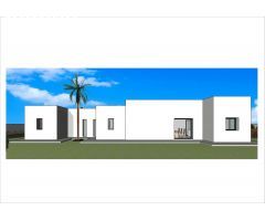Villas de obra nueva situadas en término de Aspe.