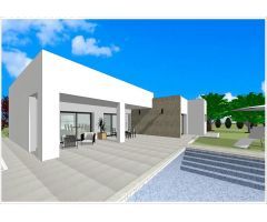 Villas de obra nueva situadas en término de Aspe.