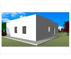 Villas de obra nueva situadas en término de Aspe.