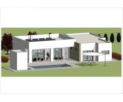 Villas de obra nueva situadas en término de Aspe.