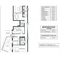 Parcela con infografia realizada y en vigor de proyecto de 1,2 o hasta 3 viviendas y local comercial