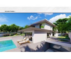 Parcela edificable con anteproyecto para construir una villa de diseño