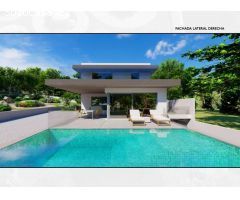 Parcela edificable con anteproyecto para construir una villa de diseño
