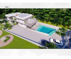 Parcela edificable con anteproyecto para construir una villa de diseño
