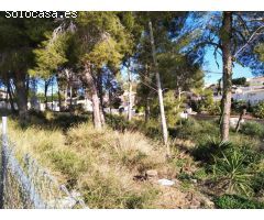 3 parcelas edificables de 800 M2 en venta en una zona tranquila a 2.5 km de Calpe