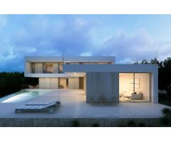 Villa moderna de obra nueva, a 350 metros de la Cala de La Fustera.