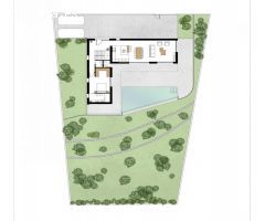 Villa moderna de obra nueva, a 350 metros de la Cala de La Fustera.