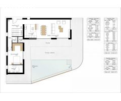 Villa moderna de obra nueva, a 350 metros de la Cala de La Fustera.