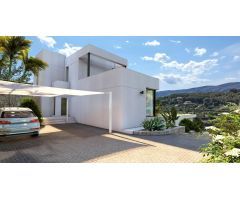 Obra Nueva: Villa moderna con vistas abiertas a las montañas