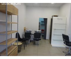 ALQUILER LOCAL COMERCIAL ACONDICIONADO PARA PELUQUERÍA