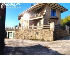 Chalet muy amplio con finca y garaje.