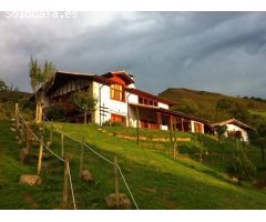 Singular caserío en la zona más espectacular del valle del Baztán
