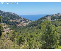 Vistas al mar, terreno en ALTEA para 1 chalet grande , en venta OPORTUNIDAD!