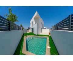 Exclusiva villa unifamiliar con piscina y jardín