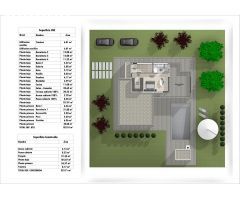Villas de obra nueva situadas en término de Aspe.