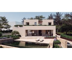 Obra nueva - Villa de lujo con vistas al mar en Cas Català