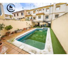 Casa adosada con patio de 97m² y piscina propia
