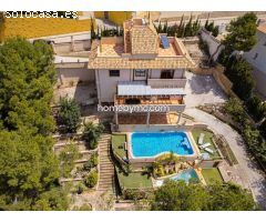 Fantástico chalet con estupendas vistas al mar y las montañas en alquiler en Altea la Vella