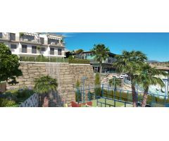 Villas en un paisaje mediterráneo idílico con vistas panorámicas a las bahías de Albir y Benidorm