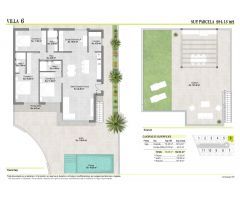 LUJOSA VILLA DE 4 DORMITORIOS Y 3 BAÑOS ORIENTADA AL SUR